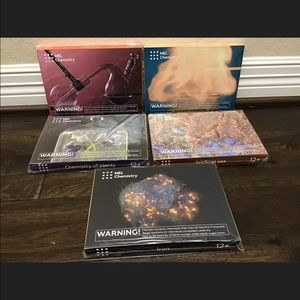 MEL SCIENCE CHEMISTRY Experiment Kits (5) SEALED Plants Iron Sea Alchemy Hydroge